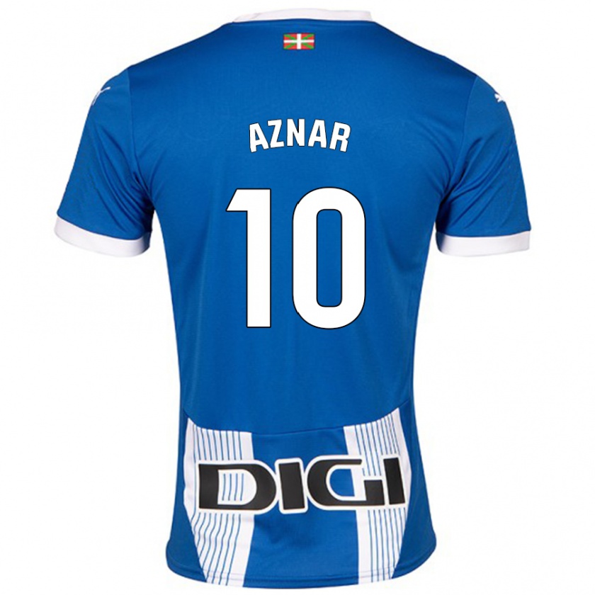 Kandiny Női Alba Aznar #10 Kék Hazai Jersey 2024/25 Mez Póló Ing