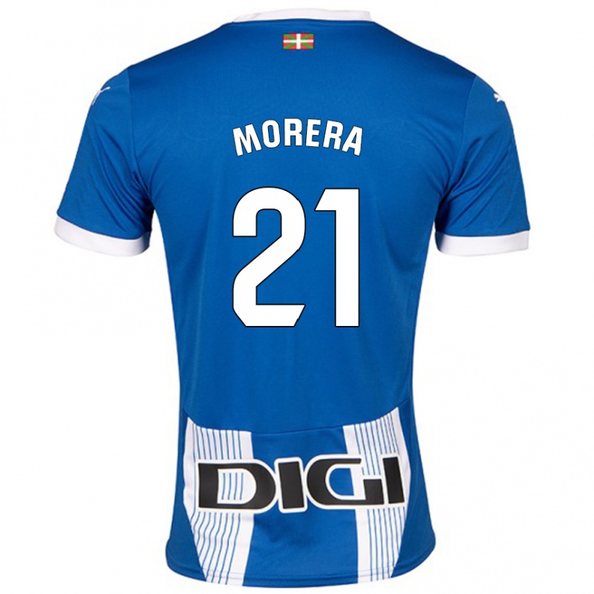 Kandiny Női Carla Morera #21 Kék Hazai Jersey 2024/25 Mez Póló Ing