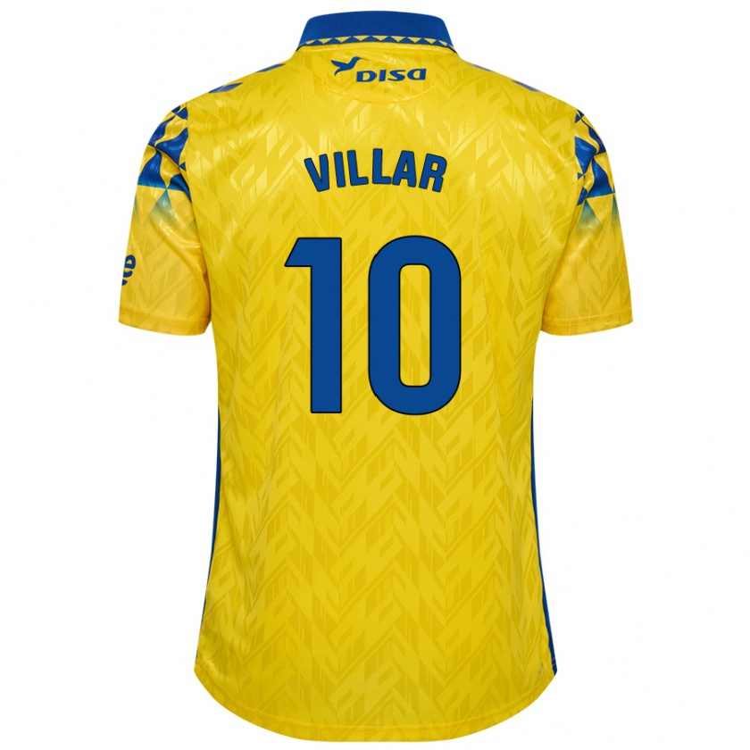 Kandiny Női Andy Villar #10 Sárga Kék Hazai Jersey 2024/25 Mez Póló Ing