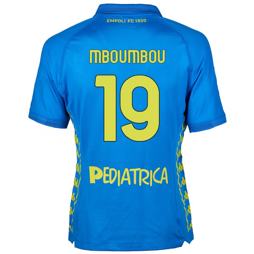 Kandiny Női Arnaud Mboumbou #19 Kék Hazai Jersey 2024/25 Mez Póló Ing