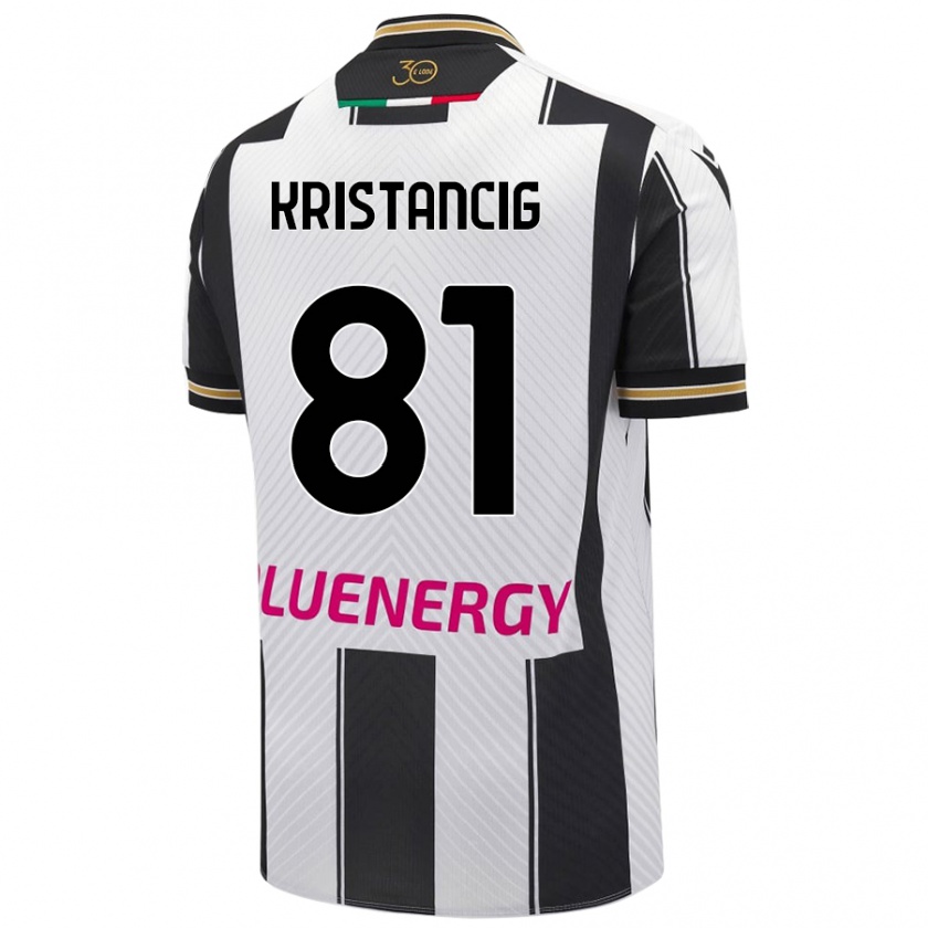 Kandiny Női Luca Kristancig #81 Fehér Fekete Hazai Jersey 2024/25 Mez Póló Ing