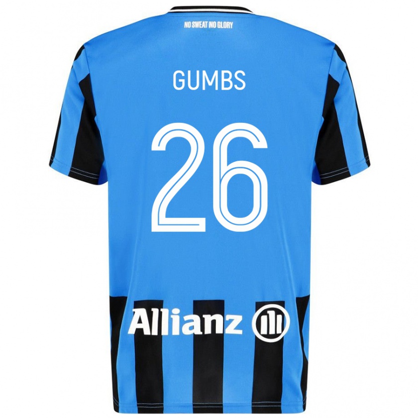 Kandiny Női Aisse Gumbs #26 Égszínkék Fekete Hazai Jersey 2024/25 Mez Póló Ing