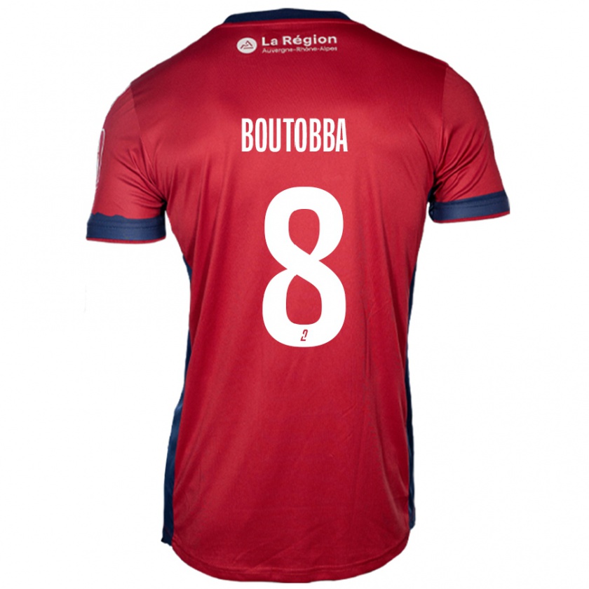 Kandiny Női Bilal Boutobba #8 Világos Bordó Hazai Jersey 2024/25 Mez Póló Ing