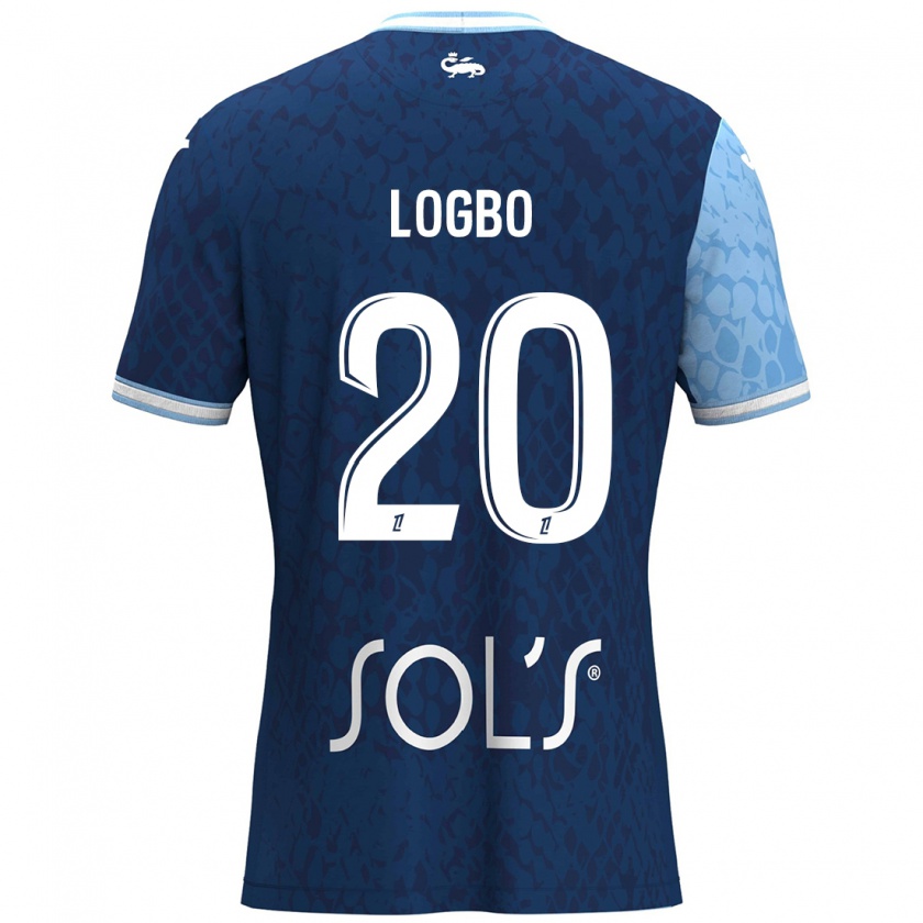 Kandiny Női Andy Logbo #20 Égszínkék Sötétkék Hazai Jersey 2024/25 Mez Póló Ing