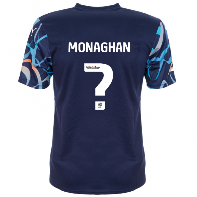 Kandiny Női Kayleigh Monaghan #0 Sötétkék Idegenbeli Jersey 2024/25 Mez Póló Ing