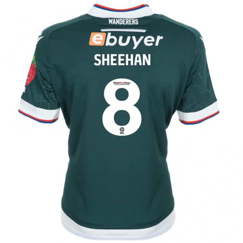 Kandiny Női Josh Sheehan #8 Sötétzöld Idegenbeli Jersey 2024/25 Mez Póló Ing