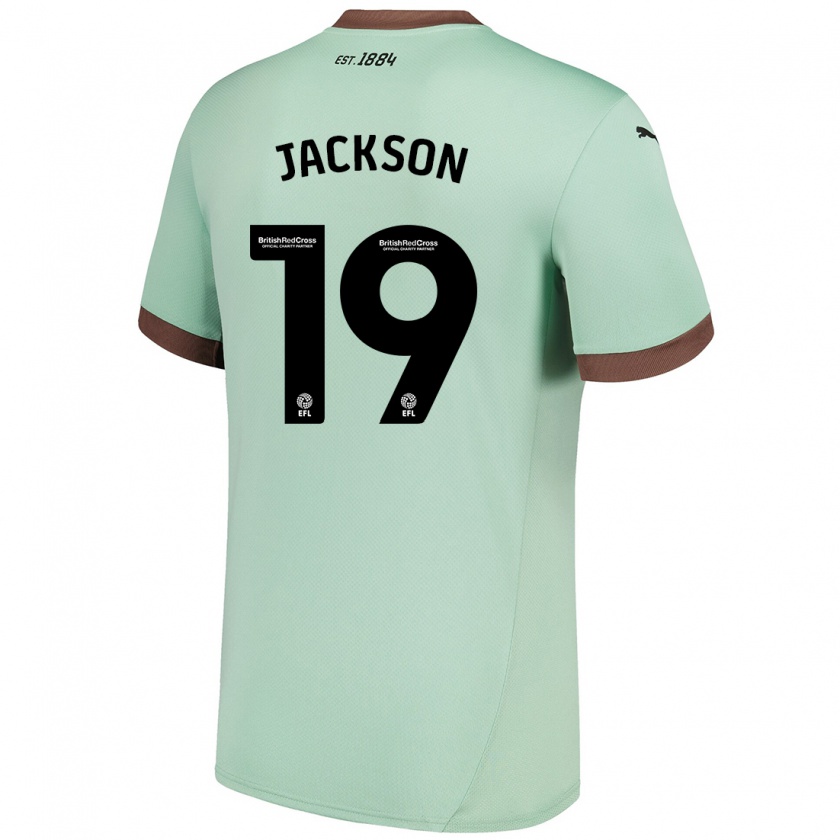 Kandiny Női Kayden Jackson #19 Halványzöld Idegenbeli Jersey 2024/25 Mez Póló Ing