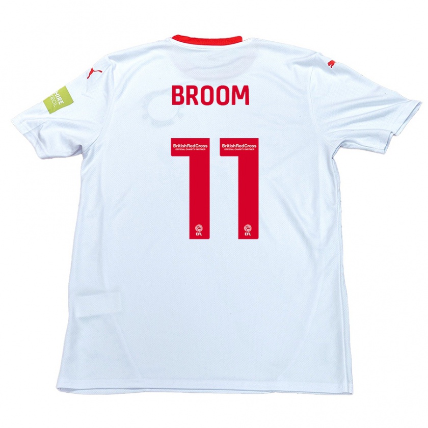 Kandiny Női Ryan Broom #11 Fehér Idegenbeli Jersey 2024/25 Mez Póló Ing