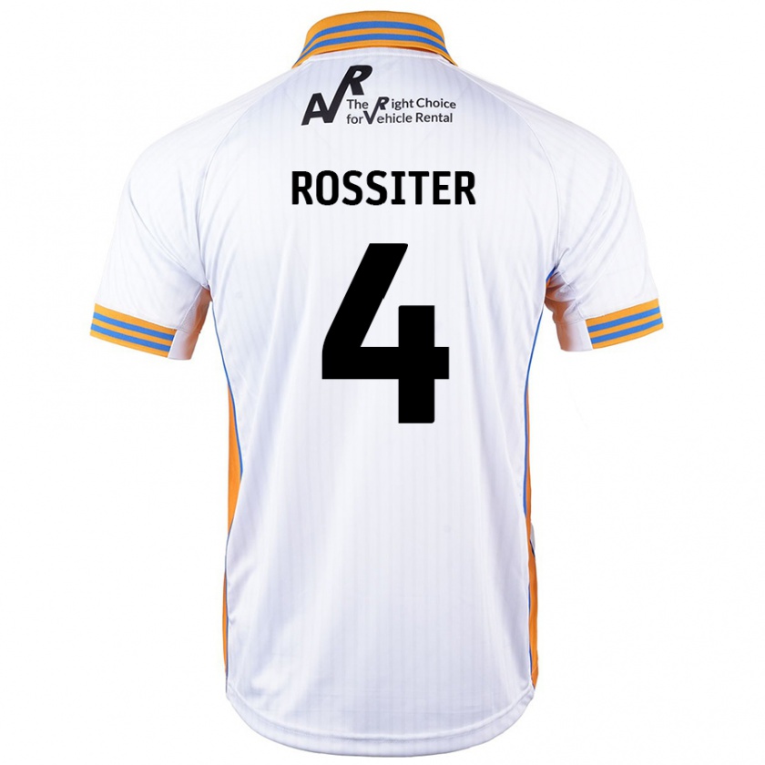 Kandiny Női Jordan Rossiter #4 Fehér Idegenbeli Jersey 2024/25 Mez Póló Ing