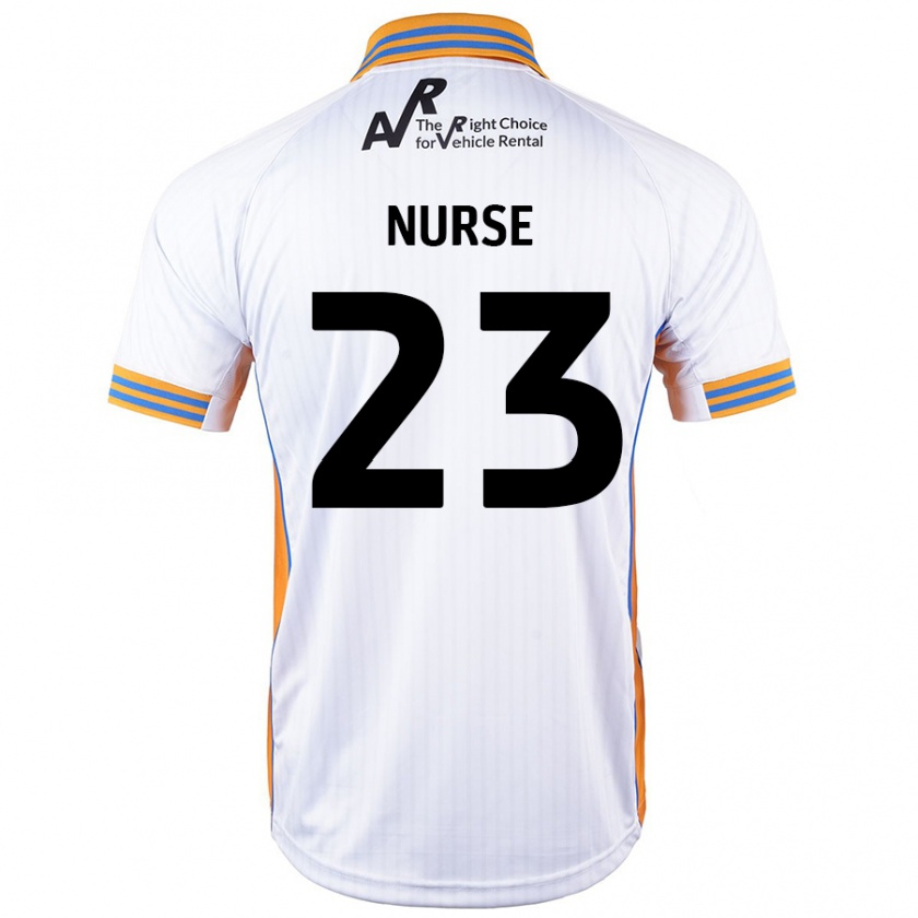 Kandiny Női George Nurse #23 Fehér Idegenbeli Jersey 2024/25 Mez Póló Ing