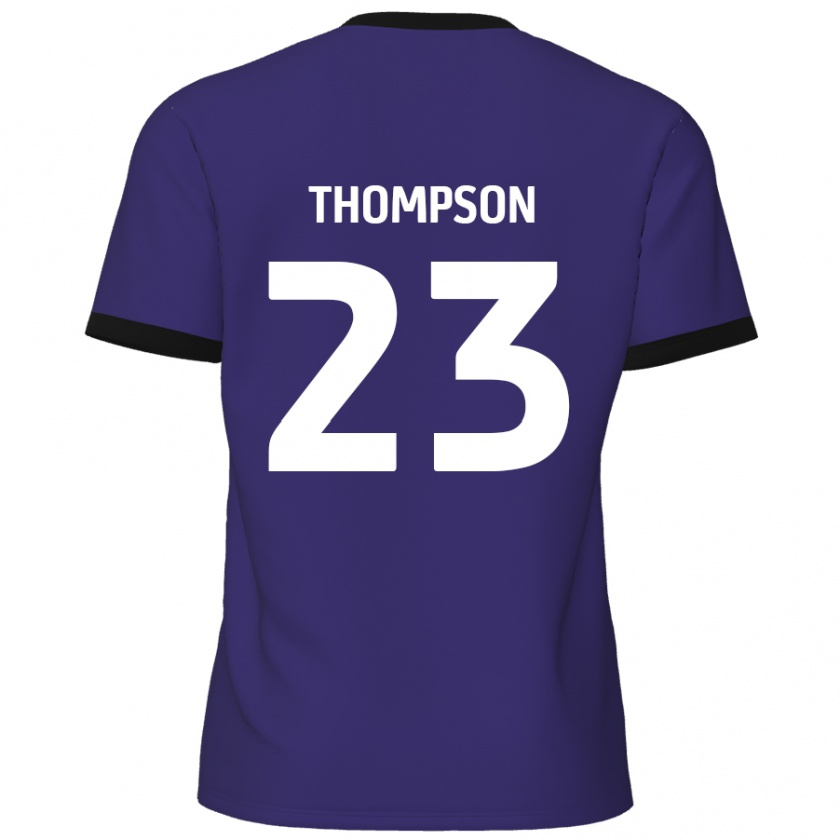 Kandiny Női Louis Thompson #23 Lila Idegenbeli Jersey 2024/25 Mez Póló Ing