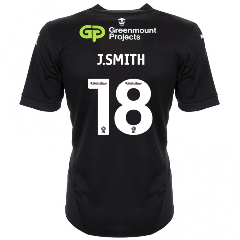 Kandiny Női Jonny Smith #18 Fekete Idegenbeli Jersey 2024/25 Mez Póló Ing