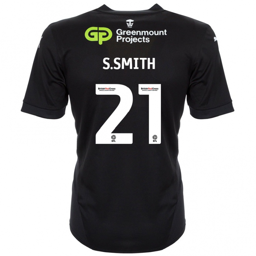 Kandiny Női Scott Smith #21 Fekete Idegenbeli Jersey 2024/25 Mez Póló Ing