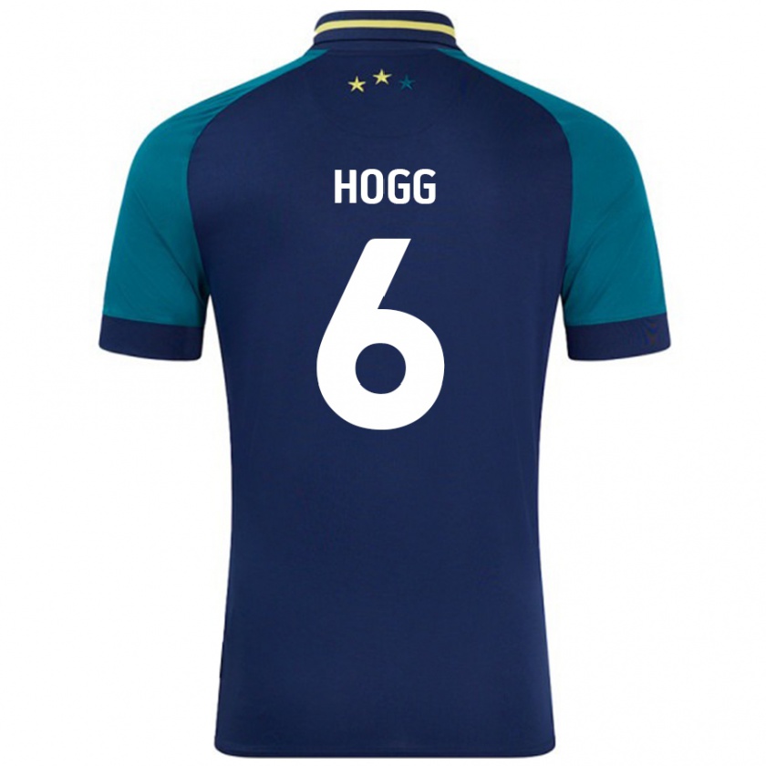 Kandiny Női Jonathan Hogg #6 Navy Sötétzöld Idegenbeli Jersey 2024/25 Mez Póló Ing