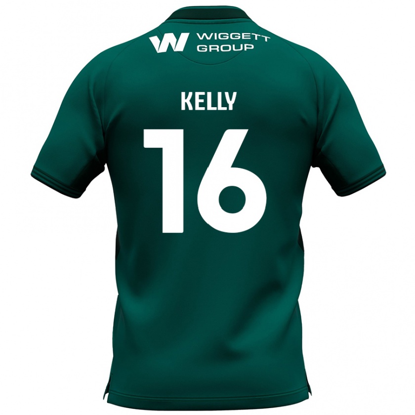 Kandiny Női Daniel Kelly #16 Zöld Idegenbeli Jersey 2024/25 Mez Póló Ing