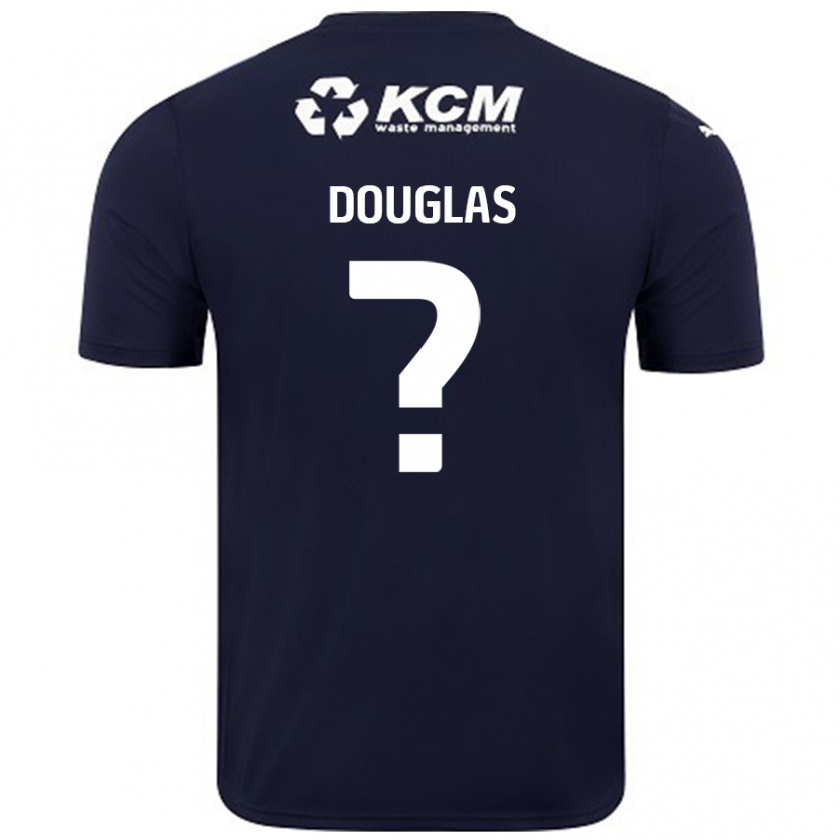 Kandiny Női Hamish Douglas #0 Sötétkék Idegenbeli Jersey 2024/25 Mez Póló Ing