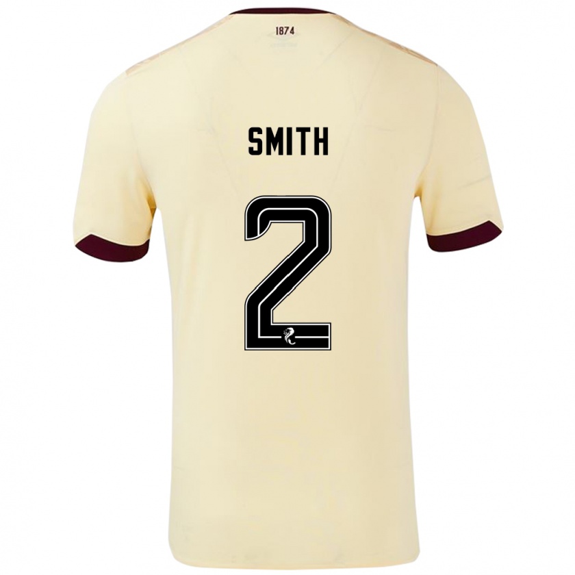 Kandiny Női Lucas Smith #2 Krémes Bordó Idegenbeli Jersey 2024/25 Mez Póló Ing