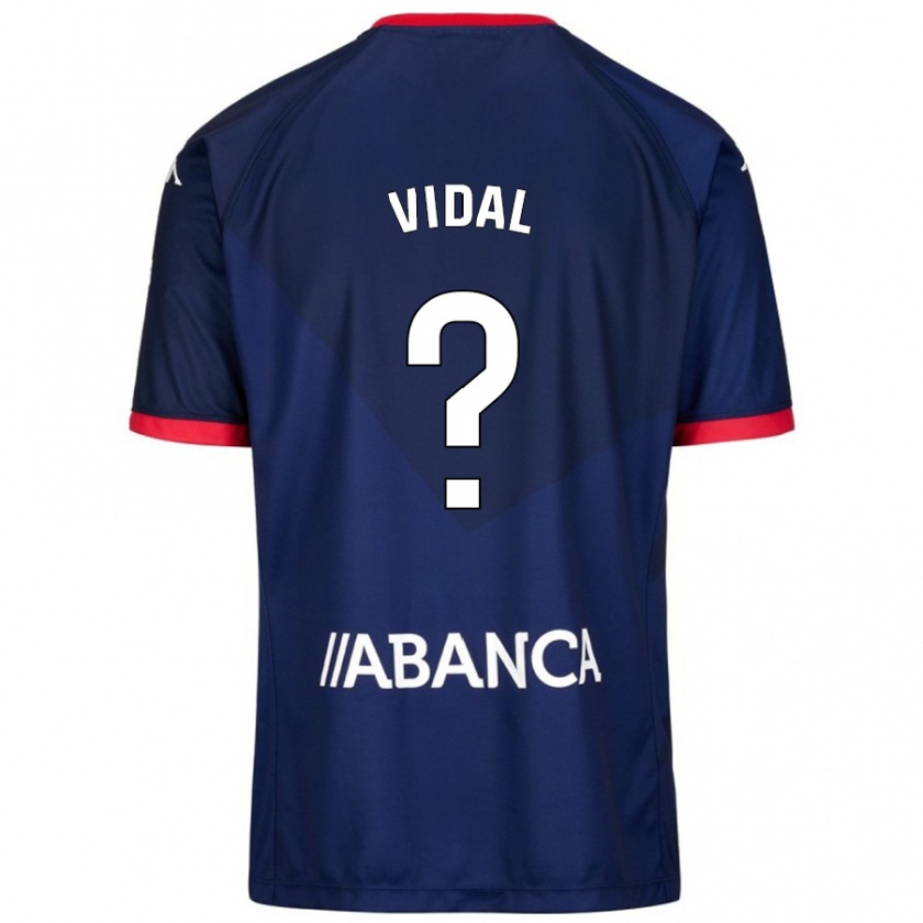 Kandiny Női Iker Vidal #0 Sötétkék Idegenbeli Jersey 2024/25 Mez Póló Ing