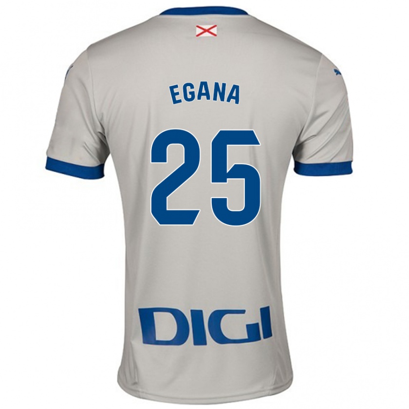 Kandiny Női Eider Egaña #25 Világos Szürke Idegenbeli Jersey 2024/25 Mez Póló Ing