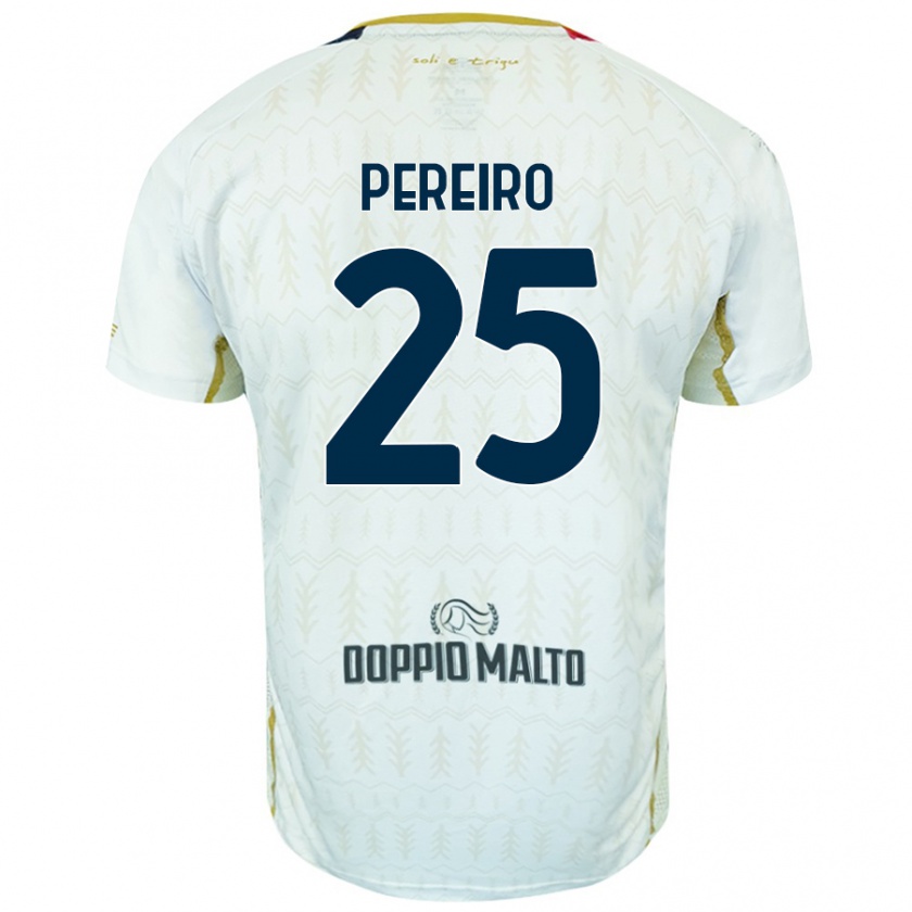 Kandiny Női Gastón Pereiro #25 Fehér Idegenbeli Jersey 2024/25 Mez Póló Ing