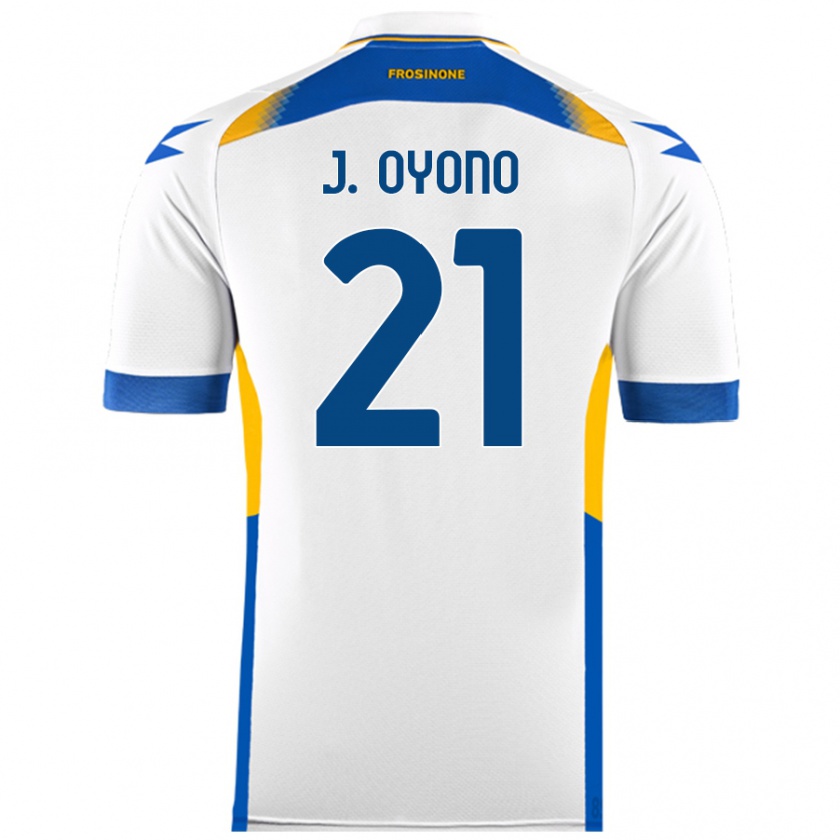 Kandiny Női Jérémy Oyono #21 Fehér Idegenbeli Jersey 2024/25 Mez Póló Ing