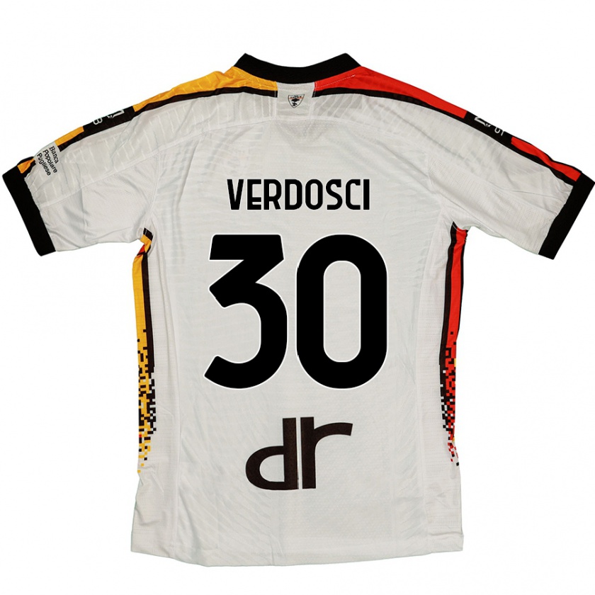 Kandiny Női Simone Verdosci #30 Fehér Fekete Idegenbeli Jersey 2024/25 Mez Póló Ing