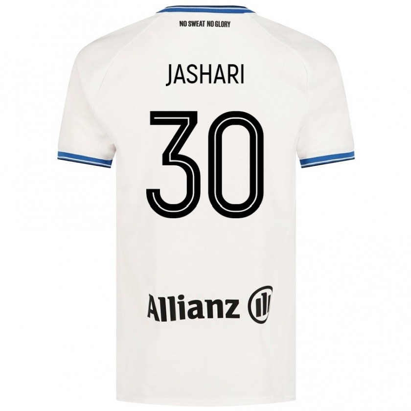 Kandiny Női Ardon Jashari #30 Fehér Idegenbeli Jersey 2024/25 Mez Póló Ing