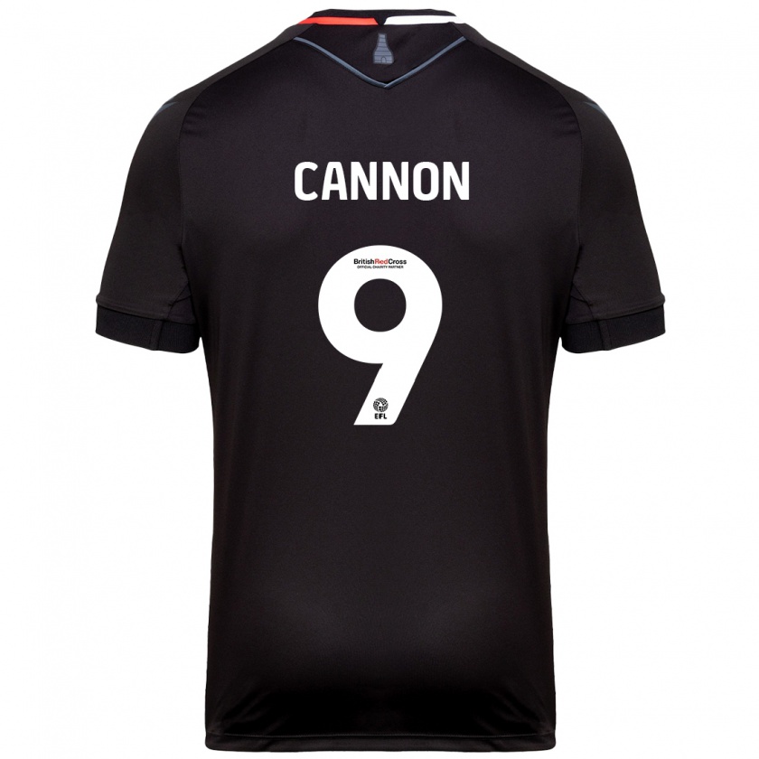 Kandiny Gyermek Tom Cannon #9 Fekete Idegenbeli Jersey 2024/25 Mez Póló Ing