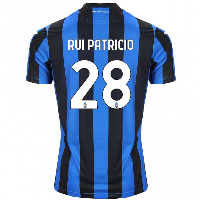 Kandiny Gyermek Rui Patrício #28 Kék Fekete Hazai Jersey 2024/25 Mez Póló Ing