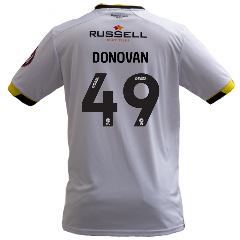 Kandiny Gyermek Romelle Donovan #49 Fehér Idegenbeli Jersey 2024/25 Mez Póló Ing