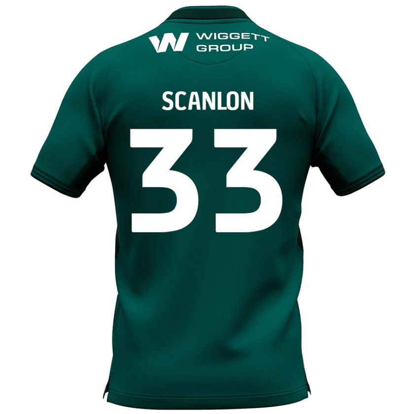 Kandiny Női Calum Scanlon #33 Zöld Idegenbeli Jersey 2024/25 Mez Póló Ing