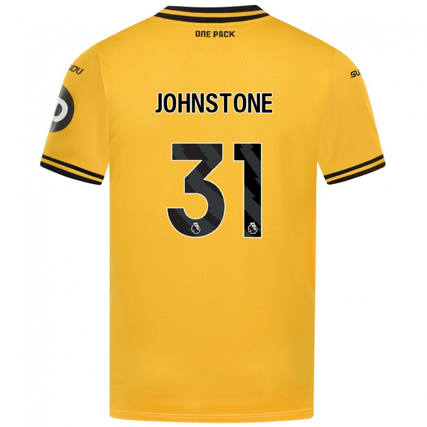 Kandiny Női Sam Johnstone #31 Sárga Hazai Jersey 2024/25 Mez Póló Ing