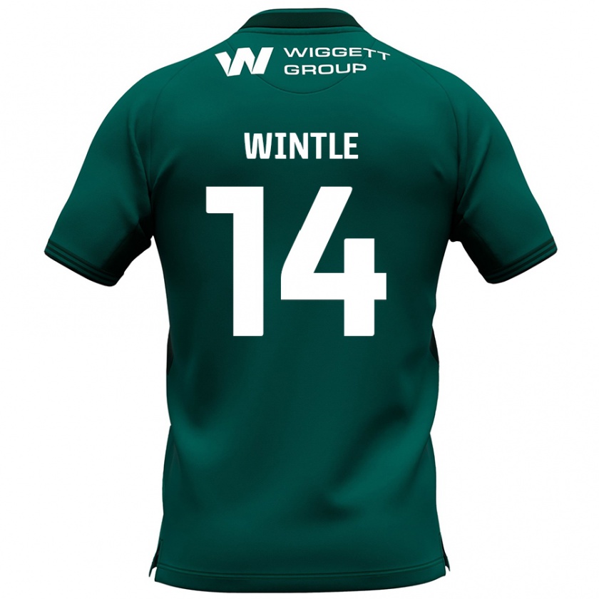 Kandiny Női Ryan Wintle #14 Zöld Idegenbeli Jersey 2024/25 Mez Póló Ing