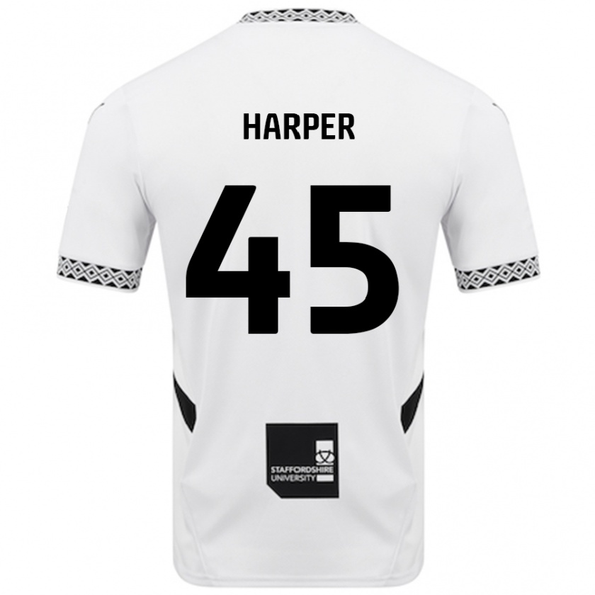 Kandiny Női Rekeem Harper #45 Fehér Hazai Jersey 2024/25 Mez Póló Ing