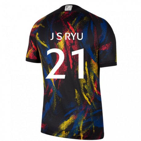 Kandiny Férfi Dél-koreai Ryu Ji Soo #21 Sokszínű Idegenbeli Jersey 22-24 Mez Póló Ing