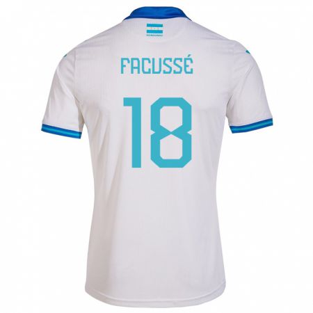 Kandiny Gyermek Honduras Enrique Facussé #18 Fehér Hazai Jersey 24-26 Mez Póló Ing