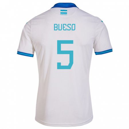 Kandiny Gyermek Honduras Jonathan Bueso #5 Fehér Hazai Jersey 24-26 Mez Póló Ing