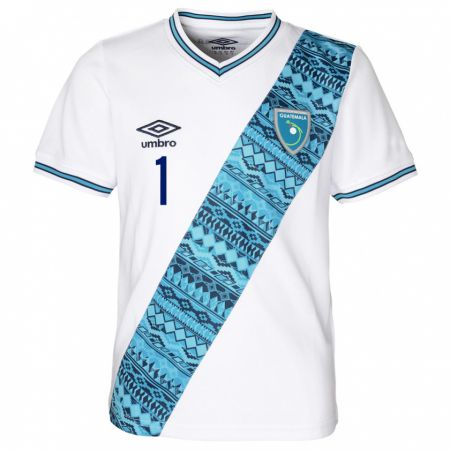 Kandiny Gyermek Guatemala Nicholas Hagen #1 Fehér Hazai Jersey 24-26 Mez Póló Ing