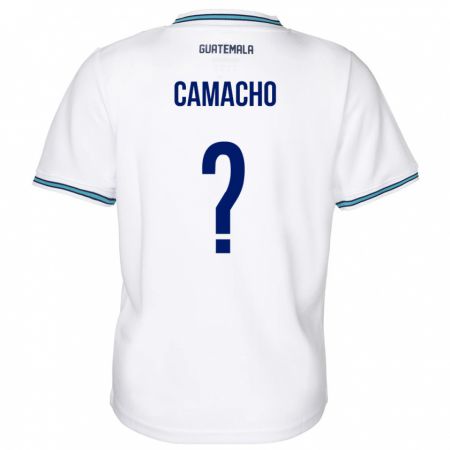 Kandiny Gyermek Guatemala Samuel Camacho #0 Fehér Hazai Jersey 24-26 Mez Póló Ing