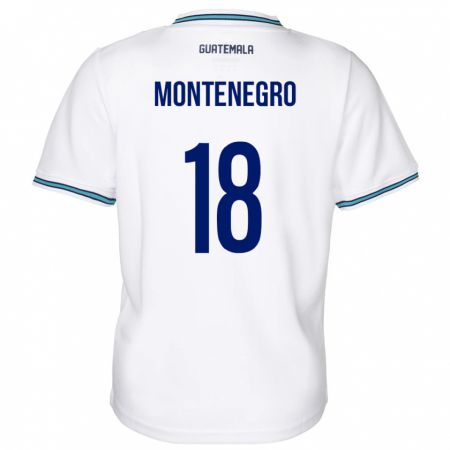 Kandiny Férfi Guatemala Vivian Montenegro #18 Fehér Hazai Jersey 24-26 Mez Póló Ing