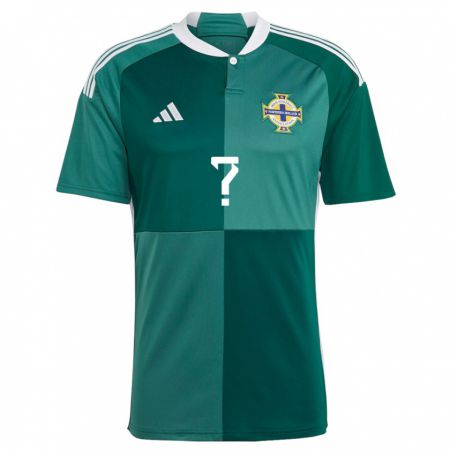 Kandiny Férfi Észak-Írország Gallagher Lennon #0 Zöld Hazai Jersey 24-26 Mez Póló Ing