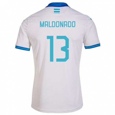 Kandiny Női Honduras Edwin Maldonado #13 Fehér Hazai Jersey 24-26 Mez Póló Ing