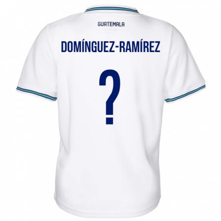 Kandiny Női Guatemala Marco Domínguez-Ramírez #0 Fehér Hazai Jersey 24-26 Mez Póló Ing