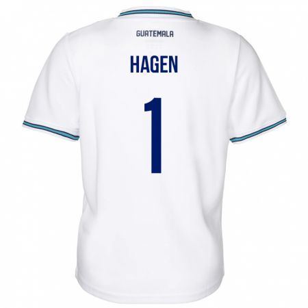 Kandiny Női Guatemala Nicholas Hagen #1 Fehér Hazai Jersey 24-26 Mez Póló Ing