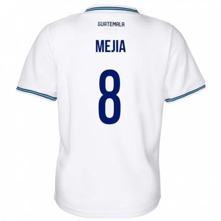 Kandiny Női Guatemala Robert Mejia #8 Fehér Hazai Jersey 24-26 Mez Póló Ing