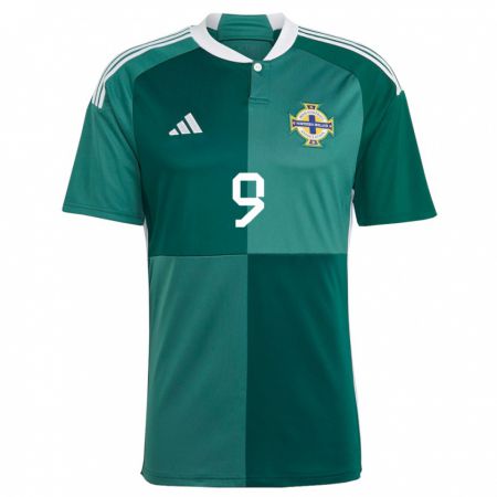 Kandiny Női Észak-Írország Conor Washington #9 Zöld Hazai Jersey 24-26 Mez Póló Ing