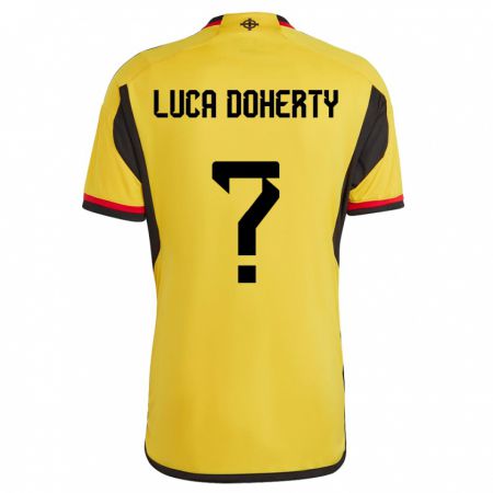 Kandiny Női Észak-Írország Luca Doherty #0 Fehér Idegenbeli Jersey 24-26 Mez Póló Ing