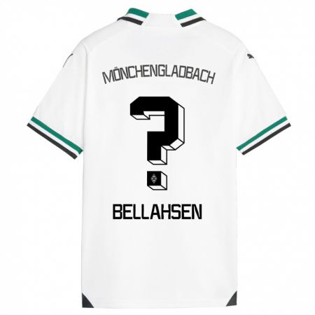 Kandiny Gyermek Joseph Bellahsen #0 Fehér Zöld Hazai Jersey 2023/24 Mez Póló Ing