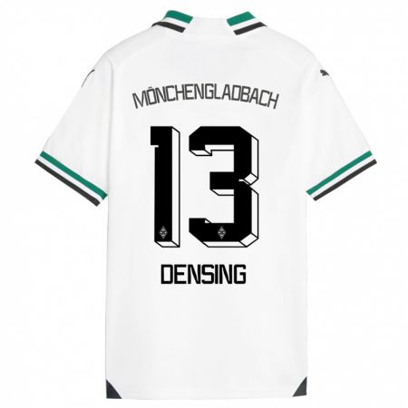 Kandiny Gyermek Kyra Densing #13 Fehér Zöld Hazai Jersey 2023/24 Mez Póló Ing