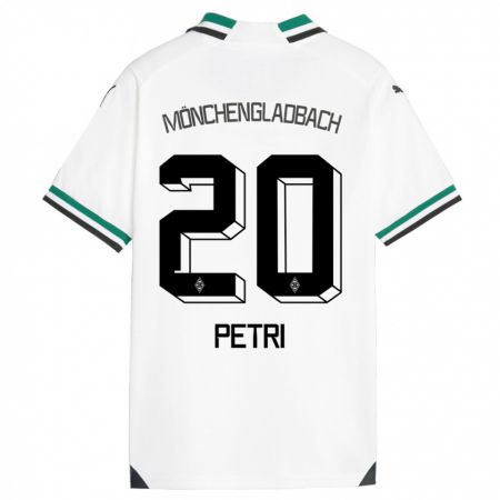 Kandiny Gyermek Paula Petri #20 Fehér Zöld Hazai Jersey 2023/24 Mez Póló Ing